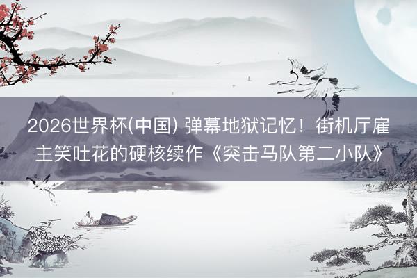 2026世界杯(中国) 弹幕地狱记忆！街机厅雇主笑吐花的硬核续作《突击马队第二小队》